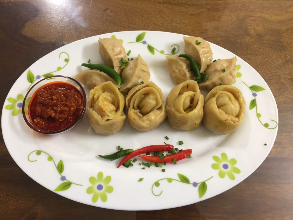 Rose Shape Veg Momo